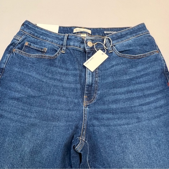 Warp + Weft Women’s Bootcut High Rise Blue Denim Jeans Size 16W - Picture 3 of 9